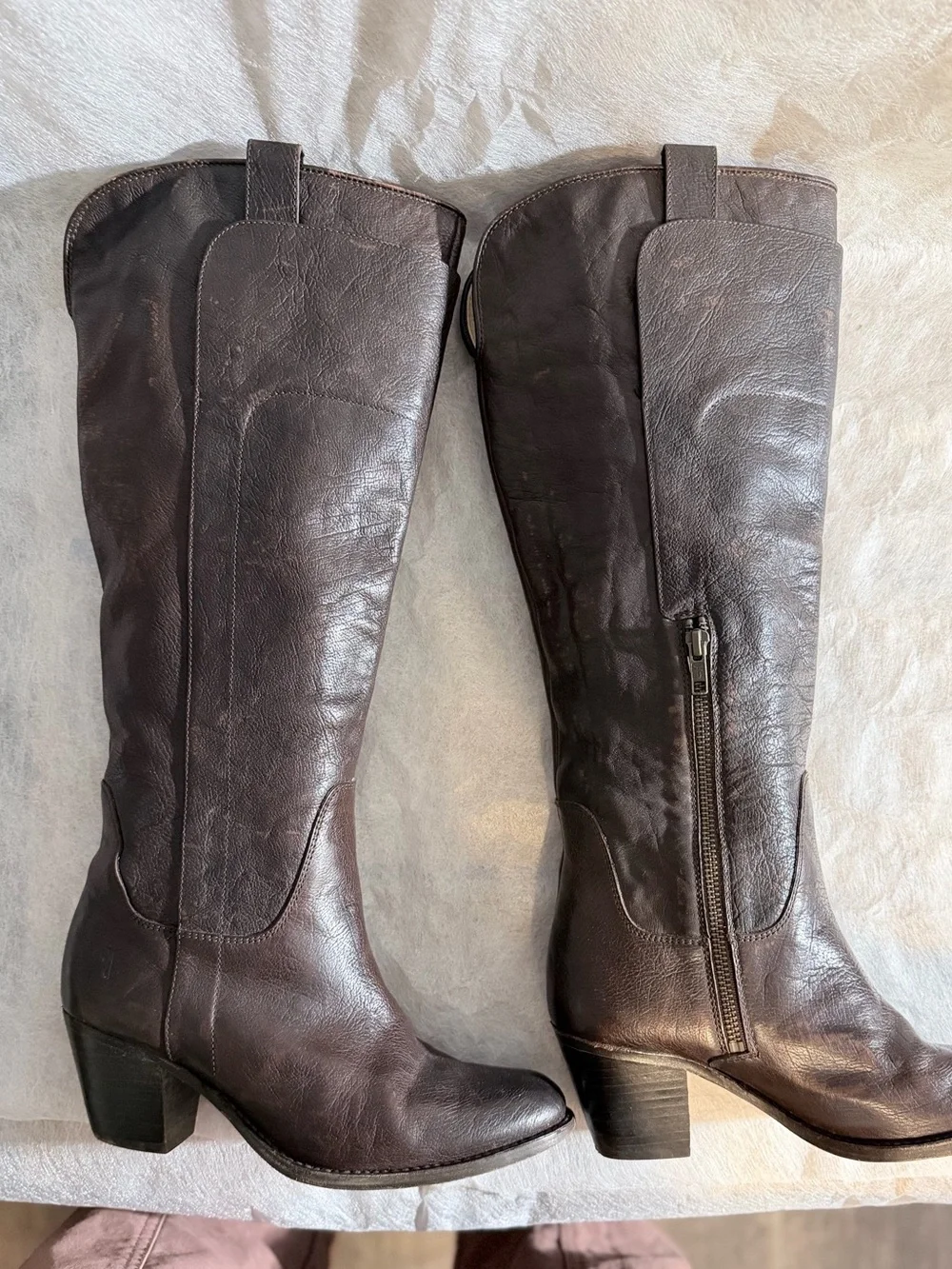 Frye Jackie Leather Boots Women’s Size 8